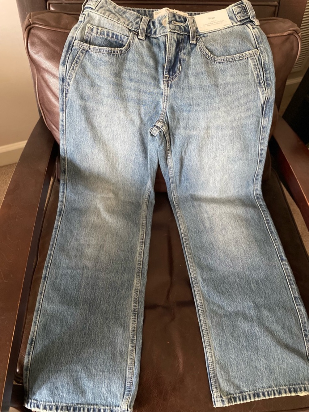 Hollister low rise baggy jeans size 000Short/w23 Short